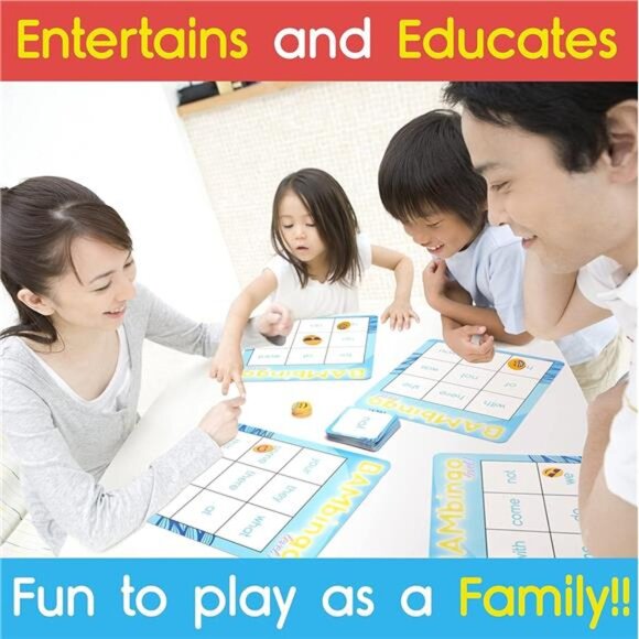 Sight Word Bingo Game Level 1 and 2 - Learn to Read Vocabulary for Kindergarten - Picture 4 of 7